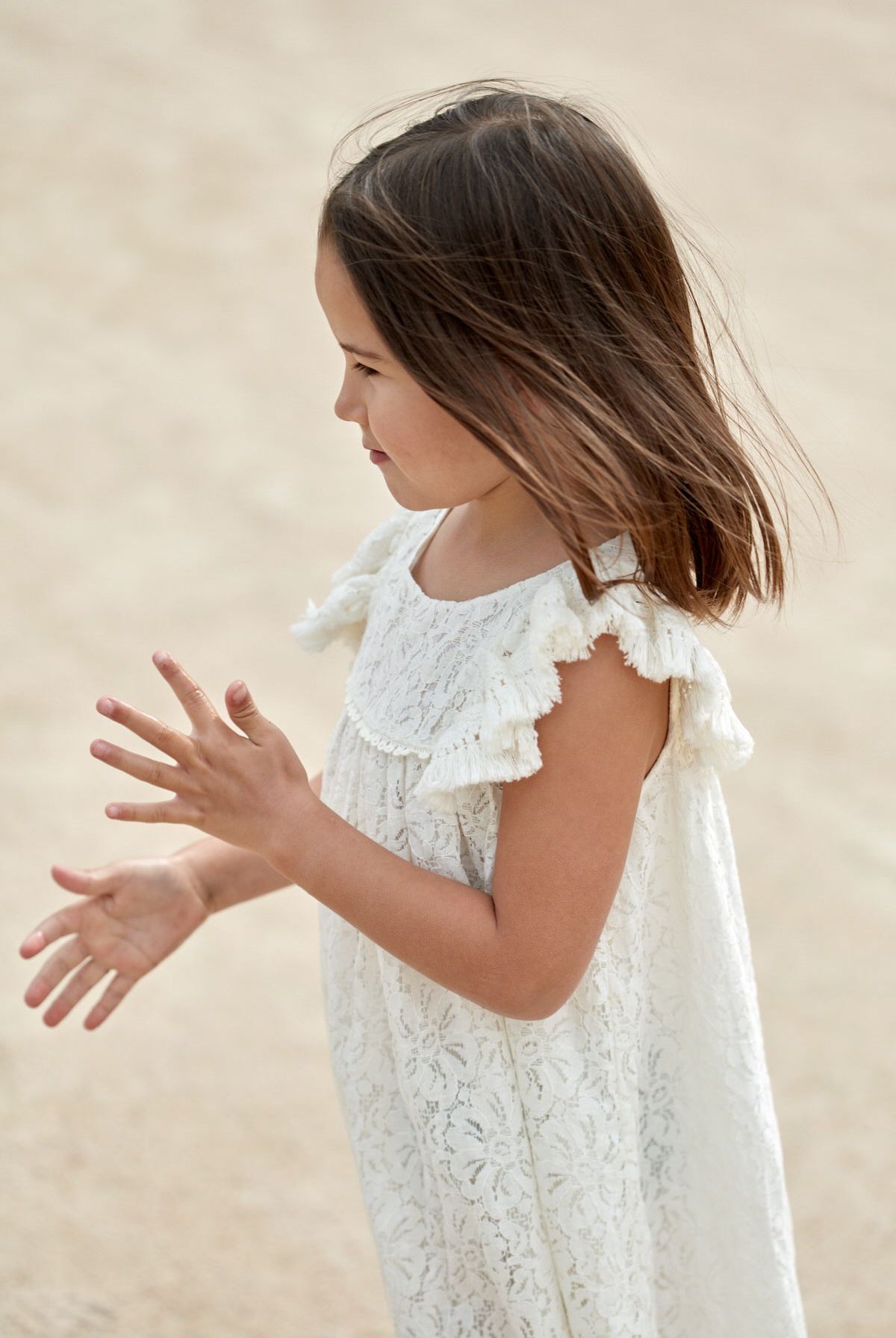 Robe Janice Cream Lace