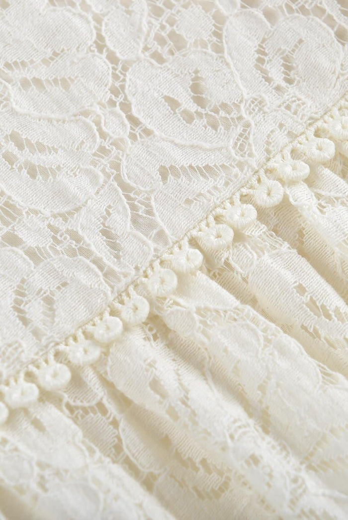 Robe Janice Cream Lace