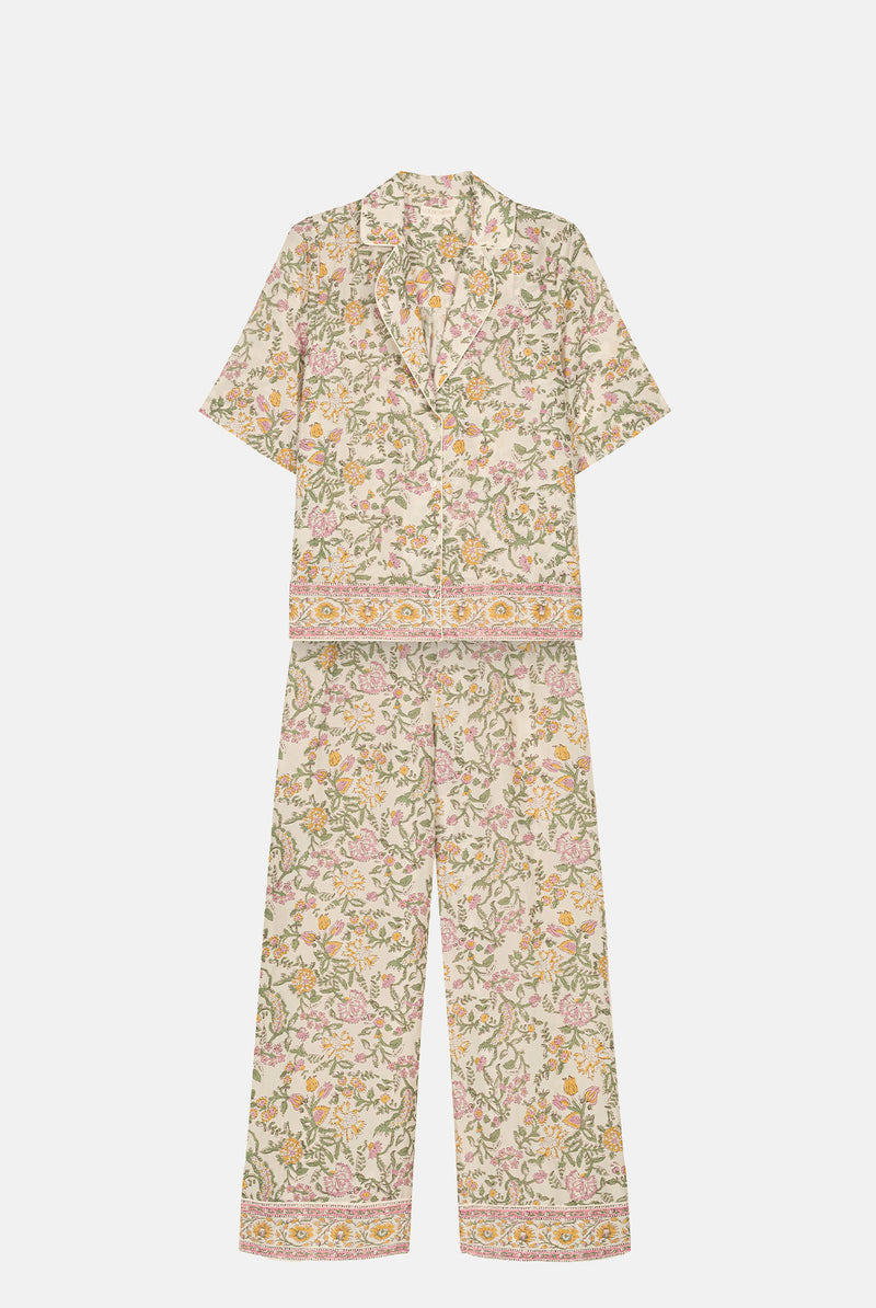 Ensemble De Pyjama En Soie Loukana