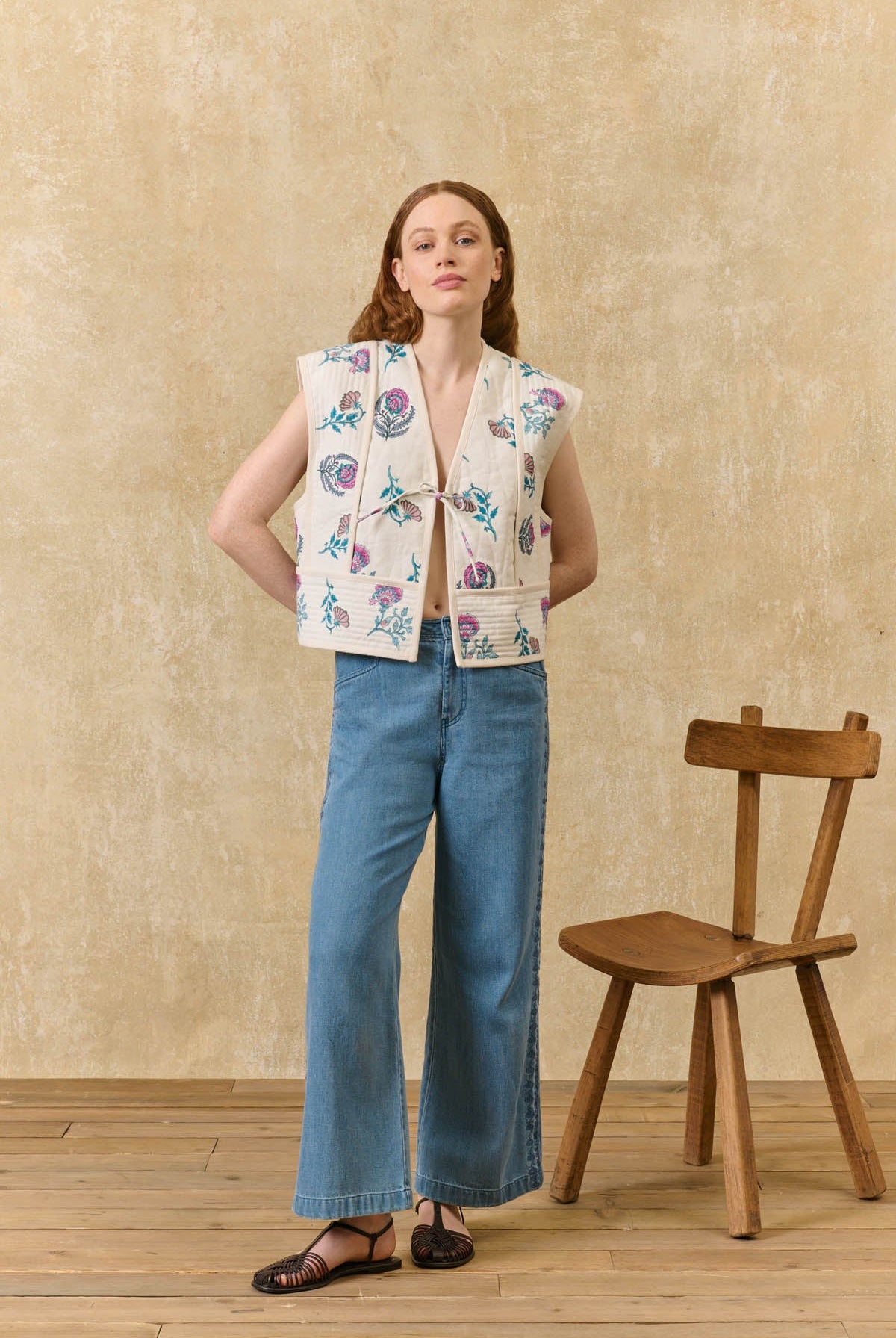 Maelle Sleeveless Jacket